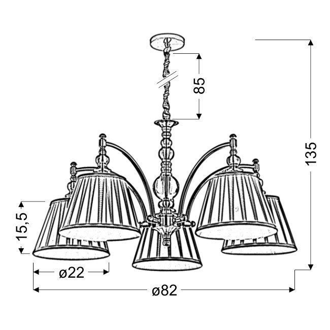 Austin Chandelier - Image 2