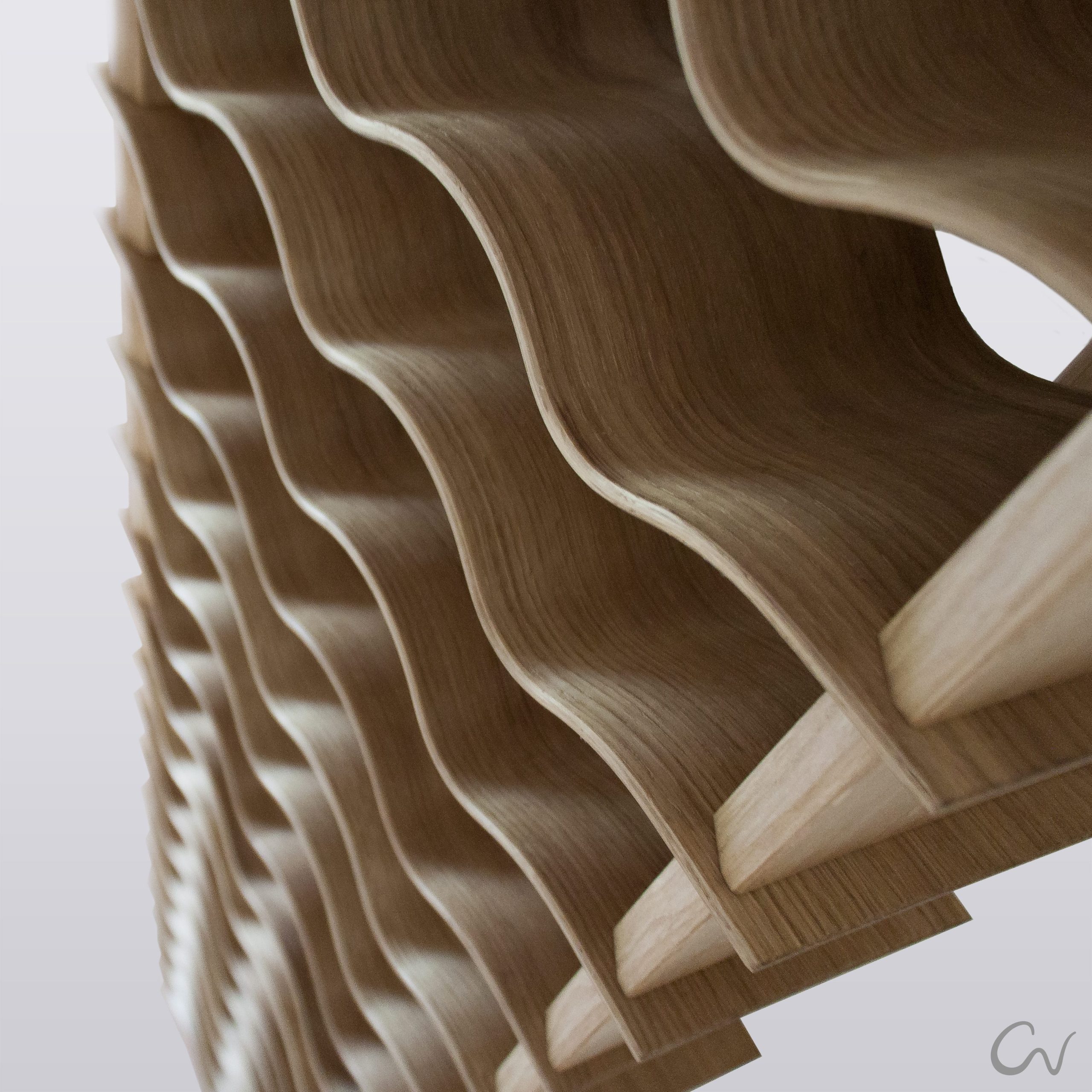 Wave Tall Wine Rack at Bespoke Fine Furniture & Interiors